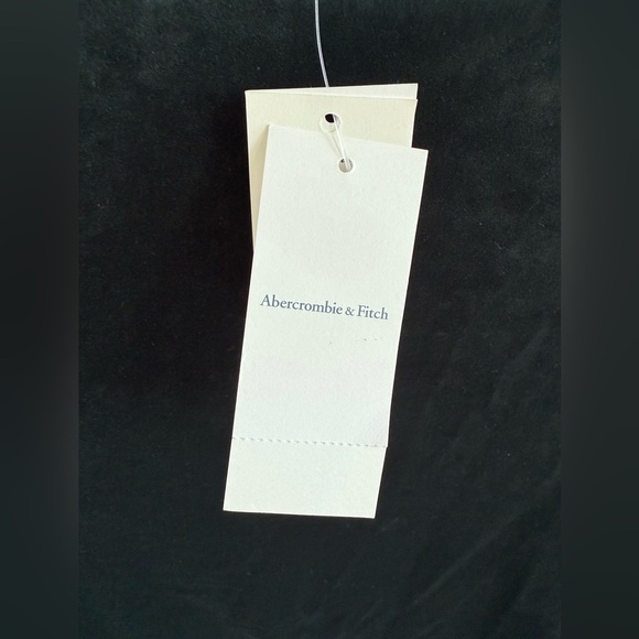 Abercrombie & Fitch Paloma Dark Green Long Sleeve Velvet Dress • M • NWT - Picture 6 of 8